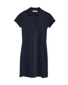 Marineblaues Baumwollkleid Suzanne