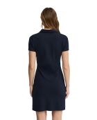 Marineblaues Baumwollkleid Suzanne