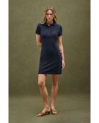 Marineblaues Baumwollkleid Suzanne