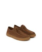 Braune Wallaby-Schuhe aus Veloursleder von Vincenzo