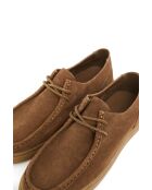 Braune Wallaby-Schuhe aus Veloursleder von Vincenzo
