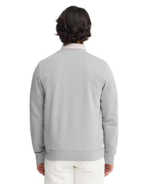 Sweat-shirt en coton Alban gray