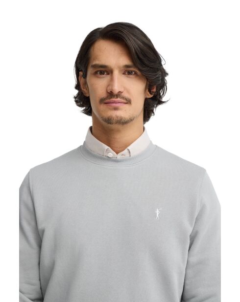 Sweat-shirt en coton Alban gray