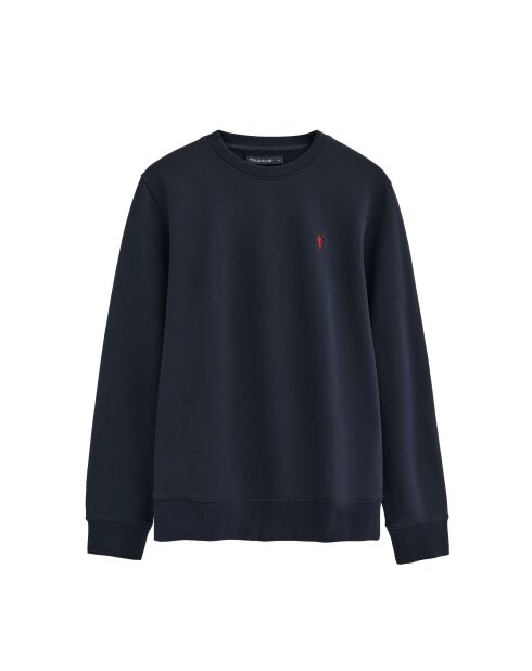 Felpa Xavier in cotone blu