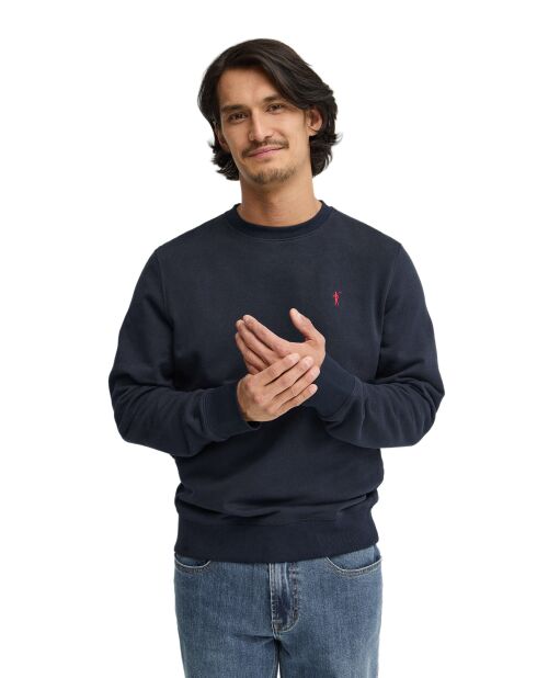 Felpa Xavier in cotone blu