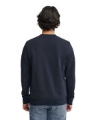 Felpa Xavier in cotone blu