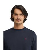 Felpa Xavier in cotone blu