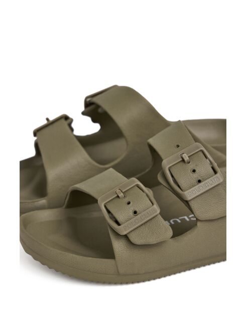 Kaki sandalen Riviera