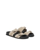 Sandali Selena in camoscio ecru