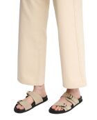 Sandali Selena in camoscio ecru