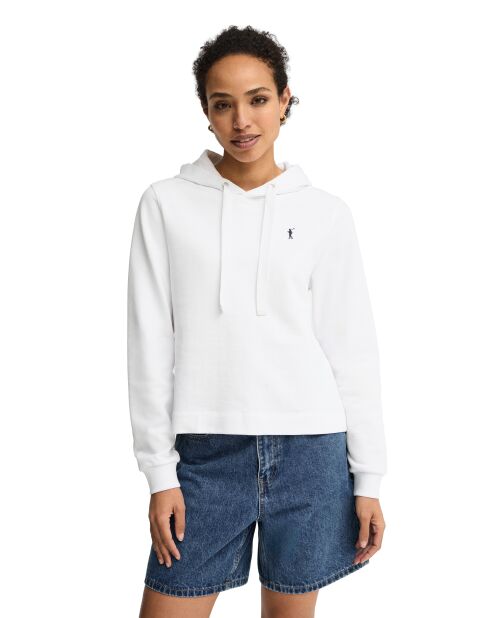 Sweat-shirt en coton Mélanie white