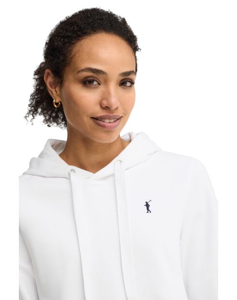 Sweat-shirt en coton Mélanie white