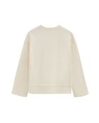 Sweat-shirt en coton Sophie écru