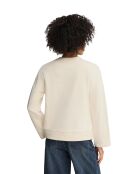 Sweat-shirt en coton Sophie écru
