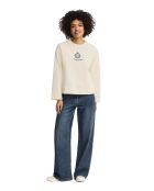Sweat-shirt en coton Sophie écru