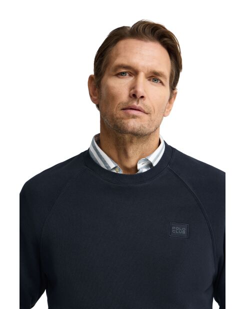 Felpa Evariste in cotone blu