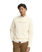 Felpa Dorian in cotone ecru