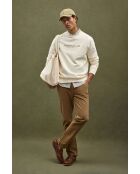 Felpa Dorian in cotone ecru
