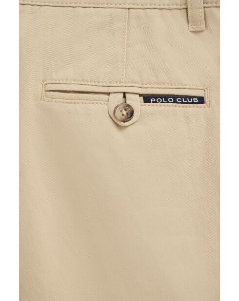 Beige katoenen chinobroek Sean