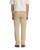 Beige katoenen chinobroek Sean