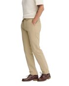 Beige katoenen chinobroek Sean