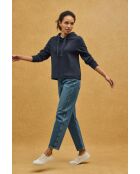 Sweat-shirt en coton Mélissa navy