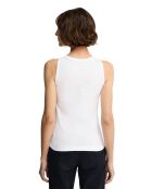 Canotta Laure in cotone bianco