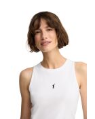 Canotta Laure in cotone bianco