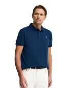 Polo à manches courtes en coton Cédric indigo blue