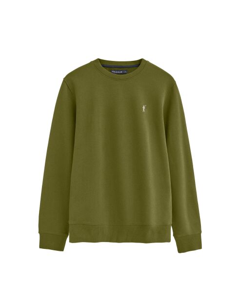 Felpa Yves moss in cotone