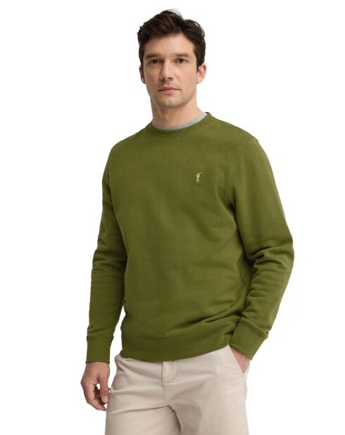 Felpa Yves moss in cotone