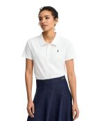 Chloé weißes Kurzarm-Poloshirt aus Baumwolle