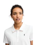 Chloé weißes Kurzarm-Poloshirt aus Baumwolle