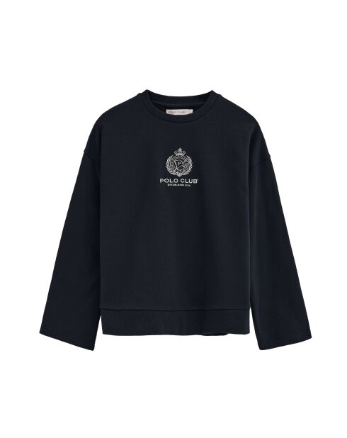 Sweat-shirt en coton Stéphanie navy
