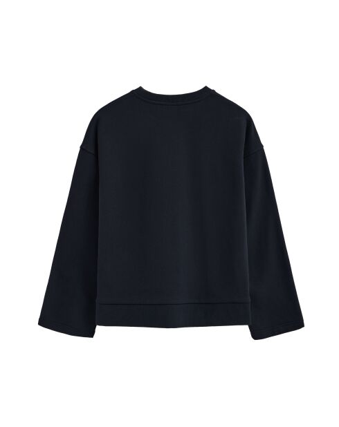 Sweat-shirt en coton Stéphanie navy