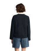 Sweat-shirt en coton Stéphanie navy
