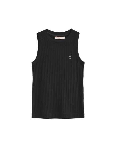 Débardeur en coton Manon noir