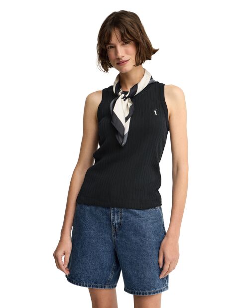 Débardeur en coton Manon noir
