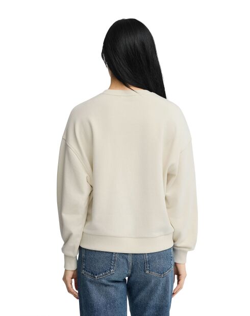 Sweat-shirt en coton Sarah écru