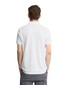 Polo Corentin a manica corta in cotone bianco