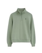 Sweat-shirt en coton Noémie pale green