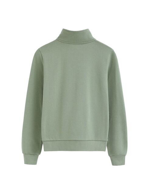 Sweat-shirt en coton Noémie pale green