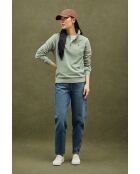 Sweat-shirt en coton Noémie pale green
