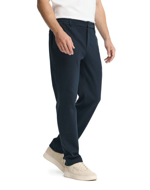 Marineblauwe katoenen joggingbroek Antonio
