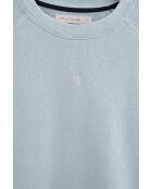 Sweat-shirt en coton Pauline baby blue