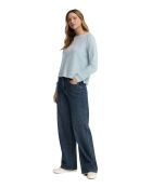 Sweat-shirt en coton Pauline baby blue