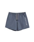 Pantaloncini da bagno blu denim Pietro