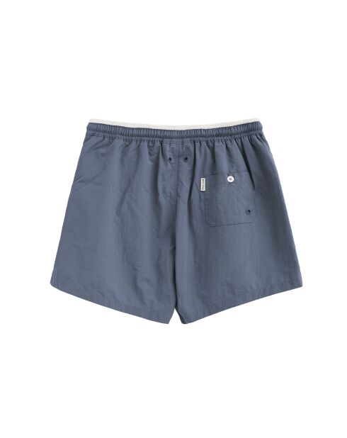 Pantaloncini da bagno blu denim Pietro