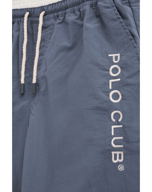 Pantaloncini da bagno blu denim Pietro