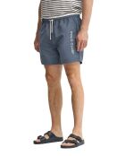 Pantaloncini da bagno blu denim Pietro